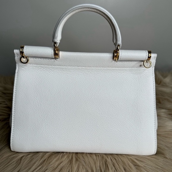 Dolce & Gabbana Miss Sicily Satchel Bag . White. - Picture 4 of 10